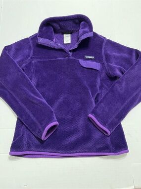 Patagonia Women's Snap-T Fleece Pullover Purple Size S